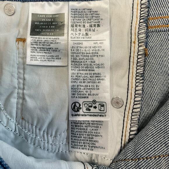 Levi's 721 Skinny Jeans | Blue | 26x32 | NWT - Picture 10 of 12